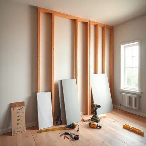 Jak postawić ścianę w pokoju