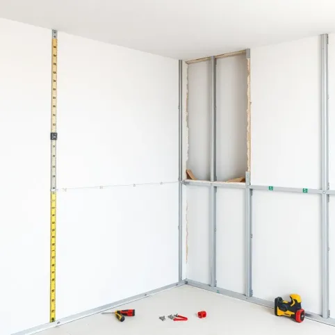 Jak postawić ścianę z płyt gipsowych