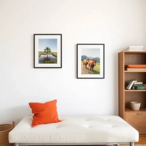 Jak powiesić 3 obrazy na ścianie