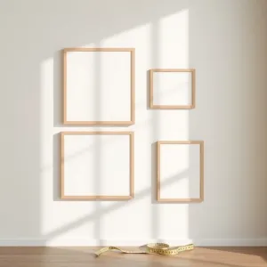 Jak powiesić 4 obrazy na ścianie