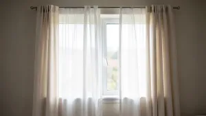 Jak powiesić firanki i zasłony na pojedynczym karniszu