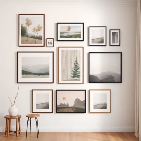 Jak powiesić obrazy na ścianie inspiracje
