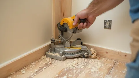 jak przyciąć listwy sufitowe pod kątem wewnętrznym