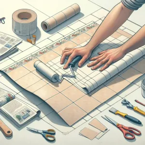 Jak Przykleić Tapetę Na Płytki Ceramiczne