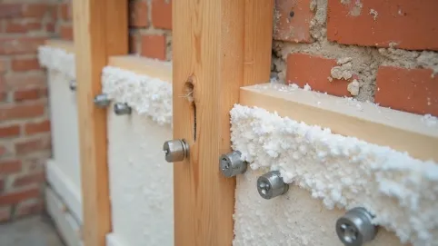 Jak przymocować drewnianą belkę do ściany