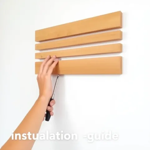 jak przymocować lamele do ściany