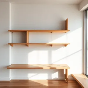 Jak rozmieścić półki na ścianie