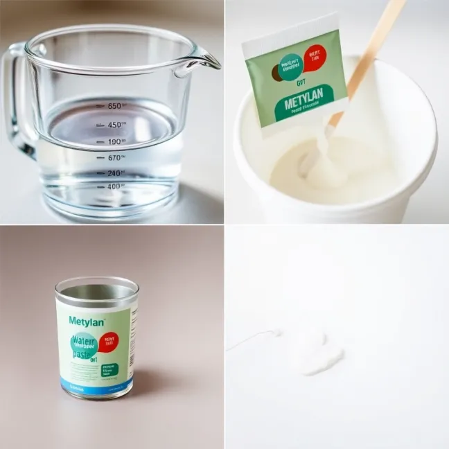 Jak rozrobić Klej do tapet Metylan