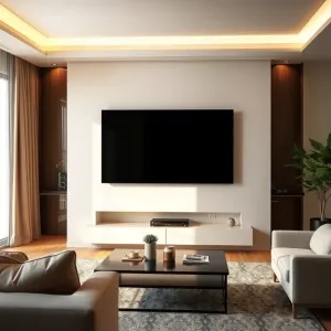 Jak ukryć telewizor na ścianie