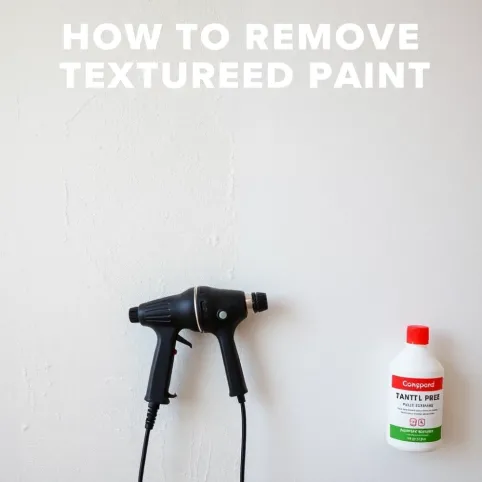 Jak usunąć farbę strukturalną ze ściany