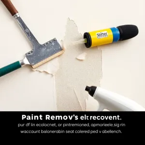 Jak usunąć farbę z brokatem ze ściany