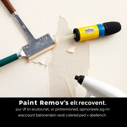 Jak usunąć farbę z brokatem ze ściany