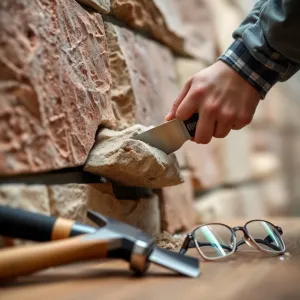 Jak usunąć kamień dekoracyjny ze ściany