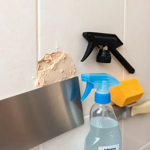 Jak usunąć klej po płytkach że ściany