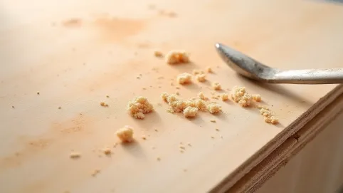 Jak usunąć klej z płyty MDF