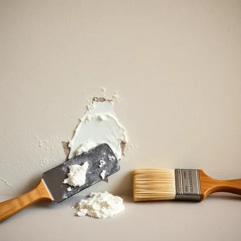 Jak uzupełnić ubytki w farbie na ścianie