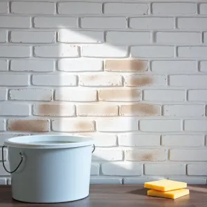 Jak wyczyścić białą cegłę na ścianie