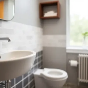 Jak wykończyć płytki w połowie ściany