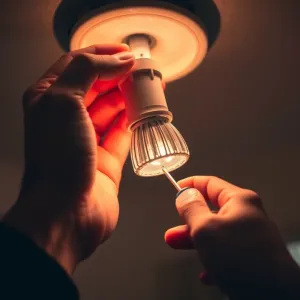 Jak wymienić żarówkę w tubie sufitowej