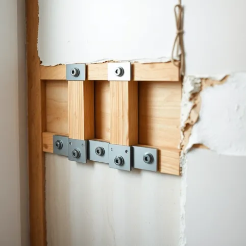 jak wzmocnienie ścianki gk pod szafki