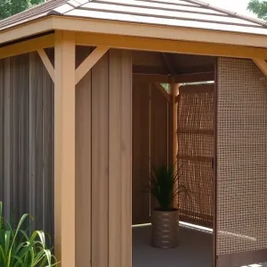 Jak zabudować ściany altany ogrodowej