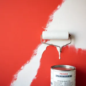 Jak zamalować czerwoną ścianę na biało