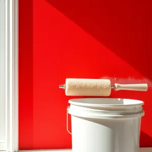 Jak zamalować czerwony kolor na ścianie
