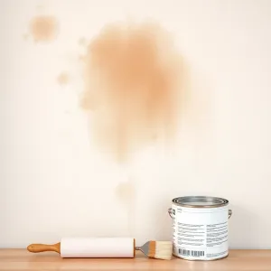 jak zamalować plamy na ścianie