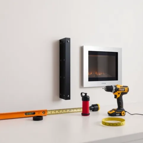 Jak zamontować biokominek na ścianie