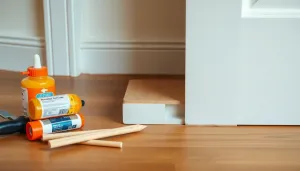 Jak zamontować listwy przypodłogowe przy drzwiach