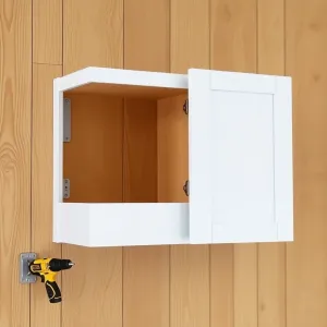 Jak zawiesić szafkę na drewnianej ścianie