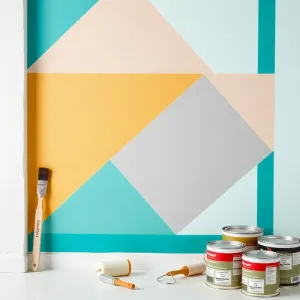 Jak zrobić geometryczne wzory na ścianie