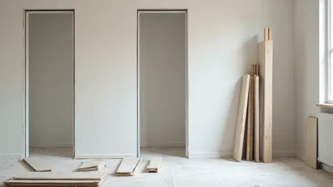 Jak zrobić ściankę działową z drzwiami