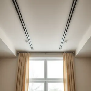 Jaka odległość między szynami sufitowymi