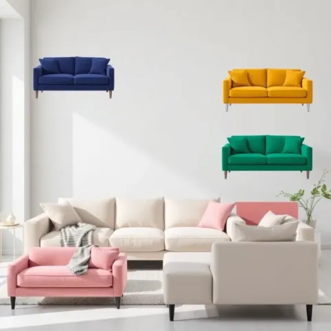 Jaki kolor kanapy do szarych ścian