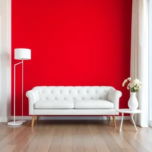 Jaki kolor pasuje do czerwonego na ścianie
