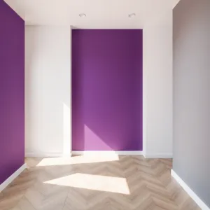 Jaki kolor pasuje do fioletu na ścianie