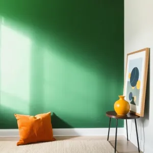 Jaki kolor pasuje do zielonego na ścianie