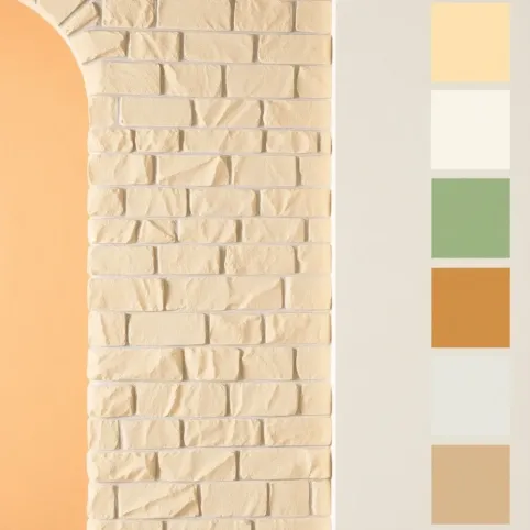 Jaki kolor ścian do beżowego kamienia