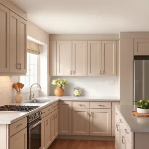 Jaki kolor ścian do beżowych mebli w kuchni