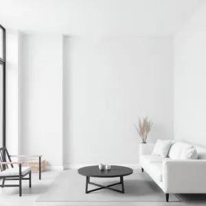 Jaki kolor ścian do biało czarnych mebli