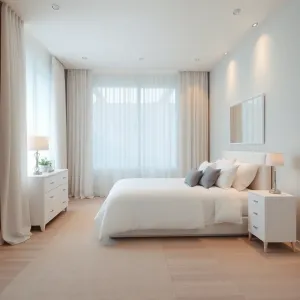 Jaki kolor ścian do białych mebli w sypialni