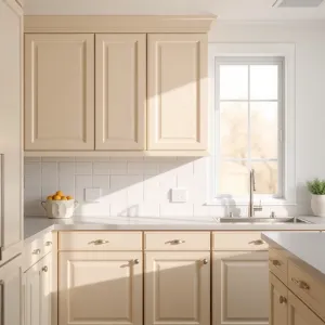 Jaki kolor ścian do kremowych mebli kuchennych