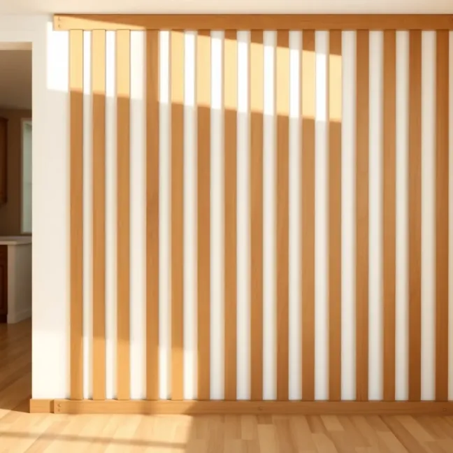 Jaki kolor ścian do lameli drewnianych