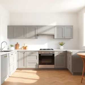 Jaki kolor ścian do szarych mebli kuchennych