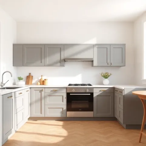 Jaki kolor ścian do szarych mebli kuchennych