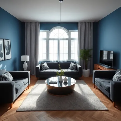 Jaki kolor ścian do szarych mebli w salonie