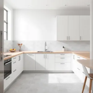 Jaki kolor ścian do szarych płytek w kuchni