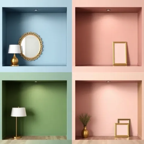 Jaki kolor ścian do złotych dodatków