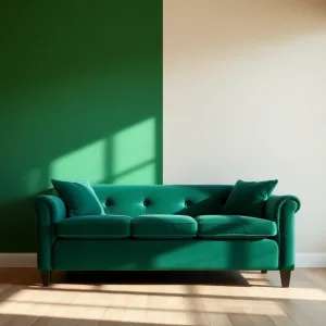 Jaki kolor ścian pasuje do butelkowej zieleni